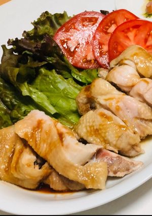 レンジ簡単　海南風チキンライス-レシピのメイン写真