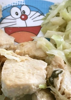 鶏ムネ肉の味噌マヨ漬け（もどき）-レシピのメイン写真