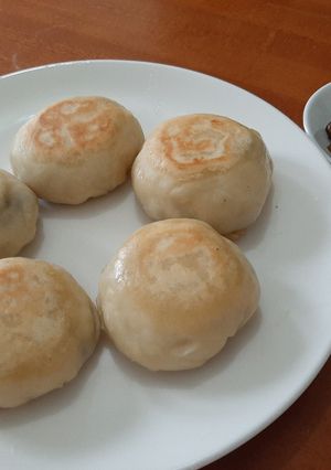 フライパンで長野県名物おやき♡なすみそ-レシピのメイン写真