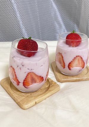 苺フルーチェパフェ-レシピのメイン写真