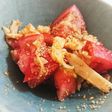 トマトと穂先メンマのおつまみ