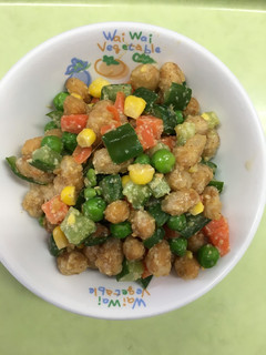 【保育園給食】豆みそ和え-レシピのメイン写真