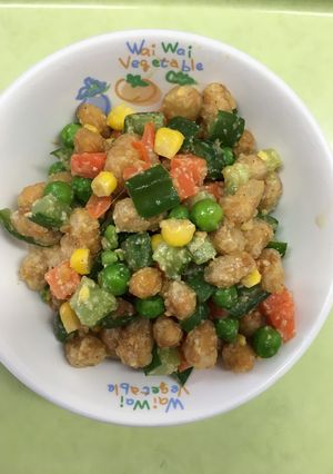 【保育園給食】豆みそ和え-レシピのメイン写真