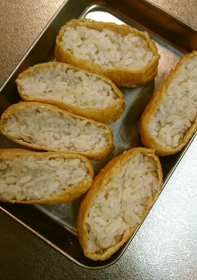 しらす稲荷-レシピのメイン写真