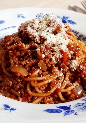 簡単ランチ♪お手軽ミートソースパスタ-レシピのメイン写真