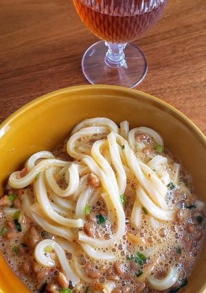 納豆うどん-レシピのメイン写真