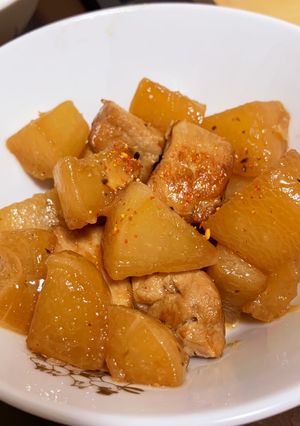 大根と豚肉の煮物-レシピのメイン写真