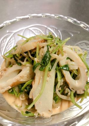 豆苗ともやしのコチュマヨ和え-レシピのメイン写真
