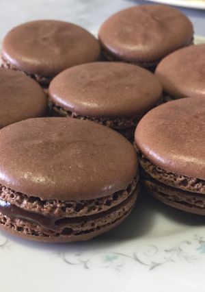 チョコマカロン-レシピのメイン写真