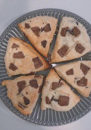スタバ風 ♥ チョコレートスコーン-レシピのメイン写真