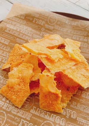 スライスチーズで!お手軽チーズチップス-レシピのメイン写真