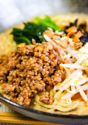 豆乳&牛乳で汁なし担々麺-レシピのメイン写真