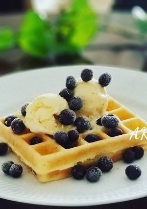 綺麗になれちゃう『米粉のワッフル』-レシピのメイン写真