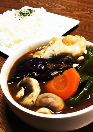 洋風スープカレー『デミグラス＋カレー粉』-レシピのメイン写真