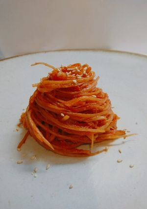 ジャキジャキごぼうビビン麺-レシピのメイン写真