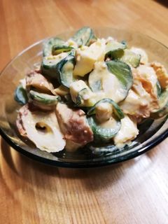 材料3つ!オイマヨサラダ-レシピのメイン写真