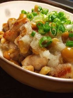 鶏もものなめこおろしかけ☆-レシピのメイン写真