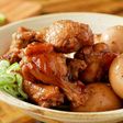 鶏手羽元と茹で卵の照り煮