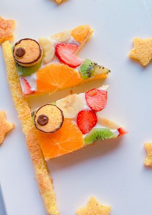 こいのぼりケーキ風オープンサンド-レシピのメイン写真