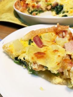簡単!ほうれん草とベーコンのキッシュ-レシピのメイン写真
