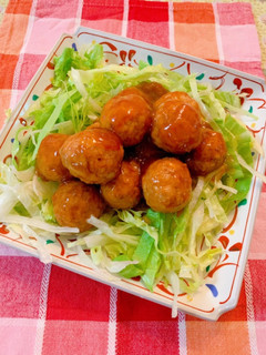 肉団子甘酢あんかけ-レシピのメイン写真