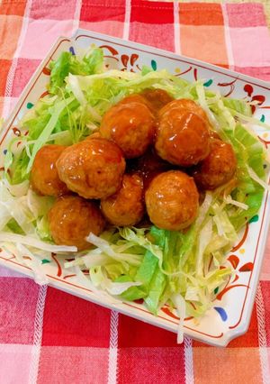 肉団子甘酢あんかけ-レシピのメイン写真