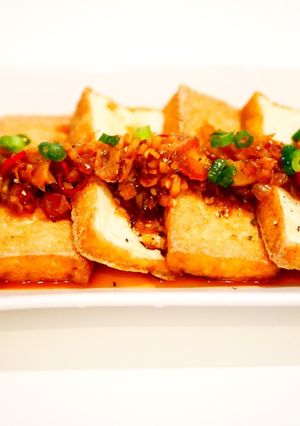 カリっモチっ！厚揚げ香味油淋ソースかけ♪-レシピのメイン写真