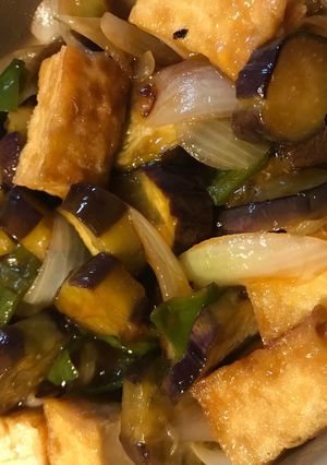 厚あげと野菜の黒酢炒め-レシピのメイン写真