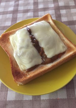簡単カレートースト♡-レシピのメイン写真