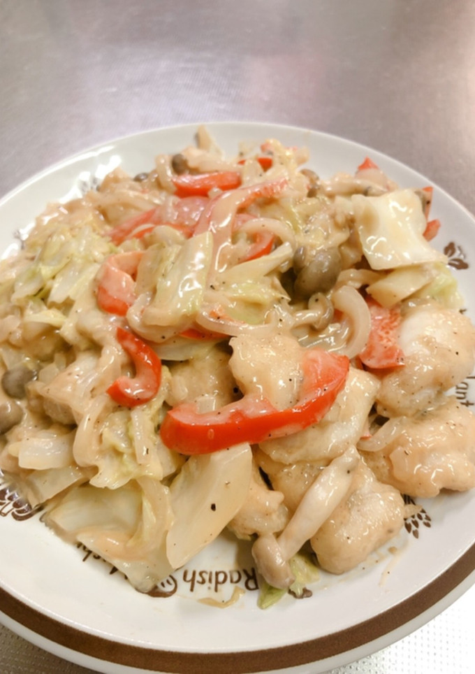 鶏胸肉のオイマヨ炒め-レシピのメイン写真