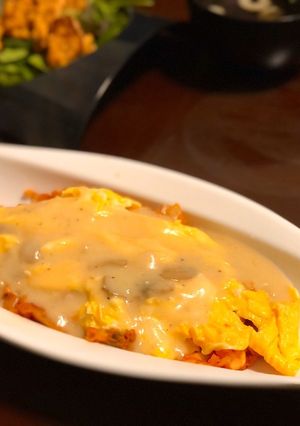 カリフラワーオムライス-レシピのメイン写真