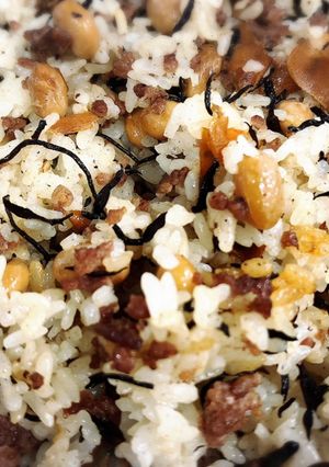 ウチのアレ♡リメイク！ひじき煮→焼飯-レシピのメイン写真