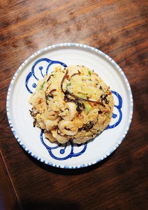 塩昆布＆竹輪で卵炒飯-レシピのメイン写真