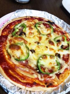 筍と昆布の佃煮ピザ-レシピのメイン写真