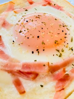 目玉焼きトースト-レシピのメイン写真