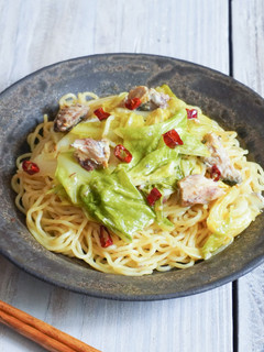 鯖とキャベツのペペロンチーノ焼きそば-レシピのメイン写真