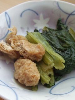 ❀小松菜と油揚げの炒め物❀-レシピのメイン写真