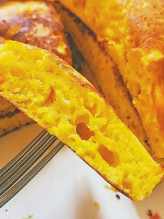 ハロウィンにも!かぼちゃのパンケーキ-レシピのメイン写真