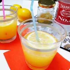 รูปของ ハニーレモン入り★オレンジスカッシュ！