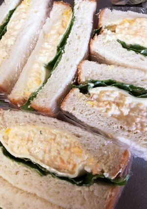 お弁当、朝食に簡単！卵サンド(食パン)-レシピのメイン写真