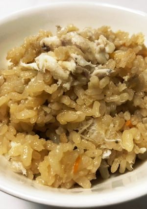 鯛のアラで炊き込みご飯-レシピのメイン写真