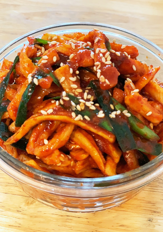 韓国の干し大根の和え物（무말랭이무침）　-レシピのメイン写真