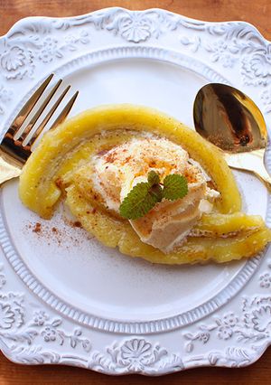 ひまわりオイルde焼きバナナ-レシピのメイン写真