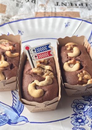 ミニパウンドケーキ ナッツショコラ-レシピのメイン写真