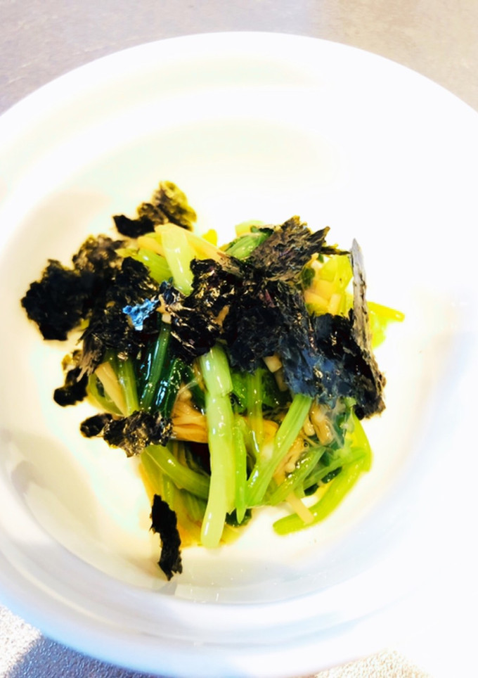 三つ葉となめ茸の和え物-レシピのメイン写真