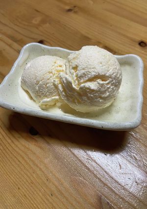 とっても簡単バニラのアイスクリーム-レシピのメイン写真