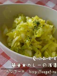 夏におすすめ★カレーの浅漬け-レシピのメイン写真