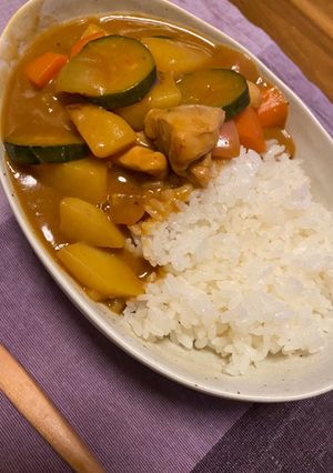 夏バテ防止!!子供も簡単夏野菜カレー-レシピのメイン写真