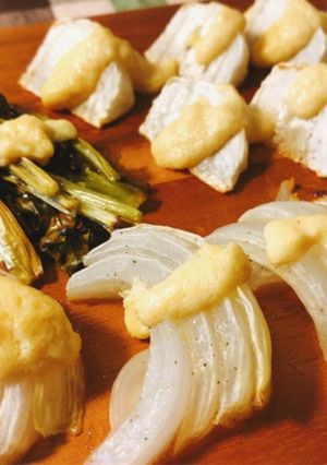 新玉ねぎとかぶのグリル＊レモンバターかけ-レシピのメイン写真