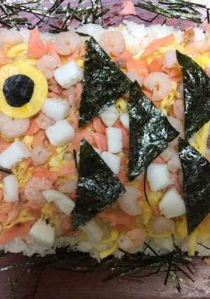 鯉のぼりちらし寿司-レシピのメイン写真